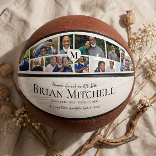 Ballon De Basket Cadeau commémoratif personnalisé de collage de pho