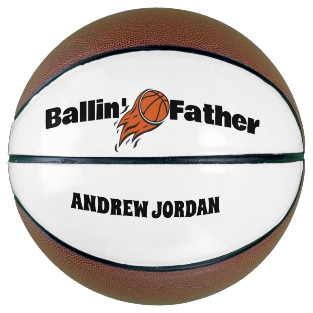 Ballon De Basket Cadeau de basket personnalisé - Parfait pour les s (Devant)