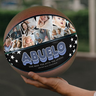 Ballon De Basket Cadeau de basketball avec photo de famille personn