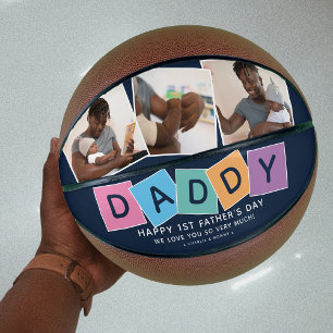 Ballon De Basket Cadeau de la fête des pères moderne pour papa 1ère