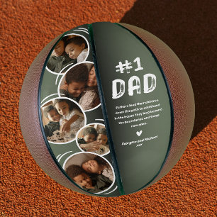 Ballon De Basket Cadeau de photo de basketball pour papa #1