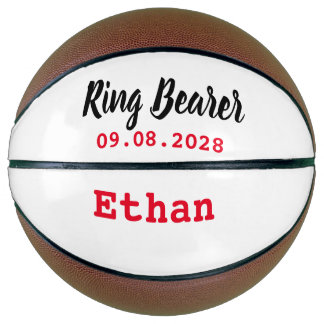 Ballon De Basket Cadeau de proposition de porteur de bague Mini Foo