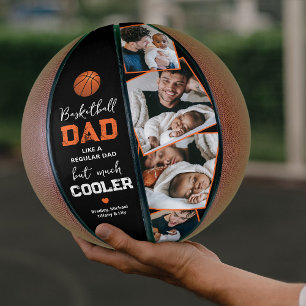 Ballon De Basket Cadeau souvenir photo de papa de basket drôle
