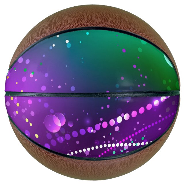 Ballon De Basket Carthagène Solive Purple (Devant)