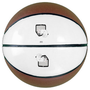 Ballon De Basket Chat Blanc Dormir Sur Le Basketball Ordinateur Por