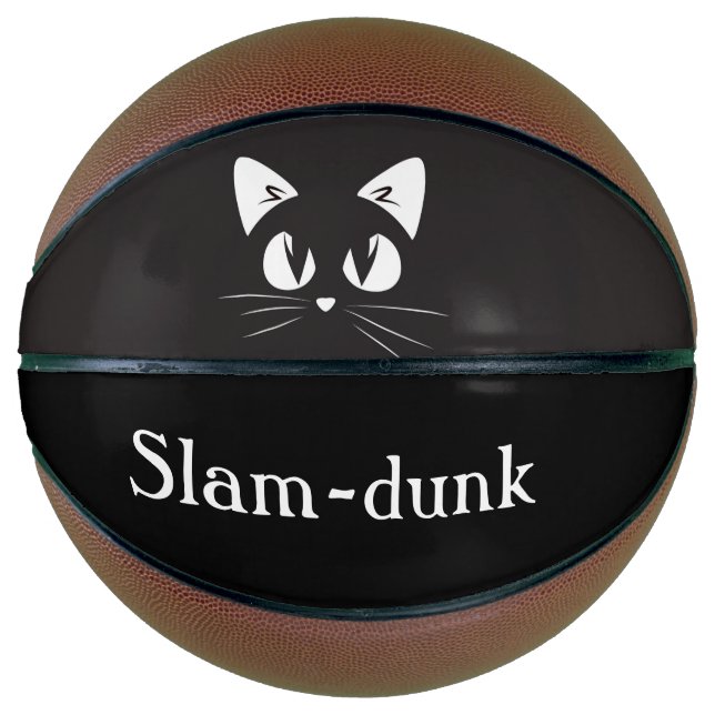 Ballon De Basket Chat noir (Devant)