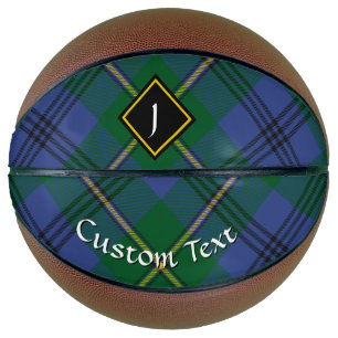Ballon De Basket Clan Johnston Tartan Basket