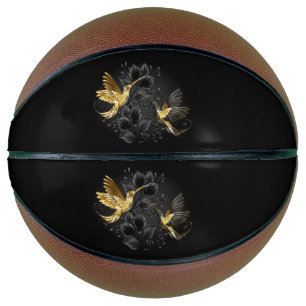 Ballon De Basket Colibri noir et or