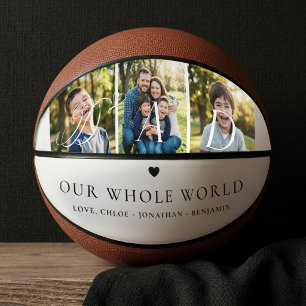 Ballon De Basket Collage de photos pour papa moderne Cadeau de souv