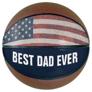 Ballon De Basket DAD BASKETBALL MEILLEUR JAMAIS PATRIOTIQUE Basketb