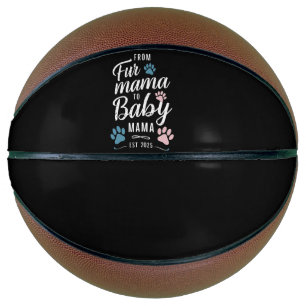 Ballon De Basket De Fur Mama à Baby Mama Est 2025 Chien Cat Maman