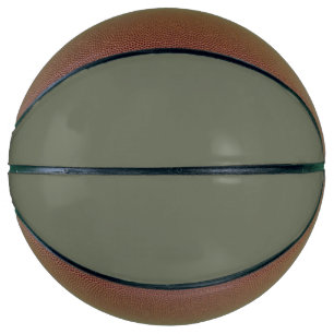 Ballon De Basket Design de basket-ball vert Moss personnalisé