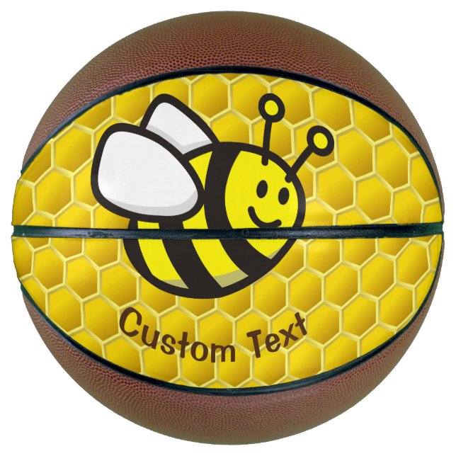 Ballon De Basket Dessin sur les abeilles (Devant)