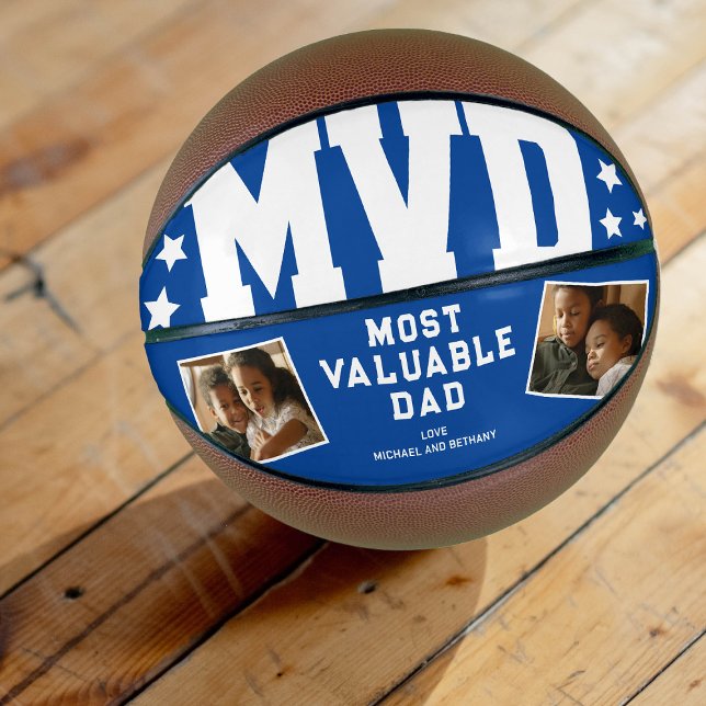 Ballon De Basket Deux photos du père le plus précieux du MVD (Créateur téléchargé)