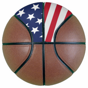 Ballon De Basket Drapeau américain patriotique - American Pride