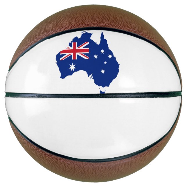 Ballon De Basket Drapeau australien (Devant)