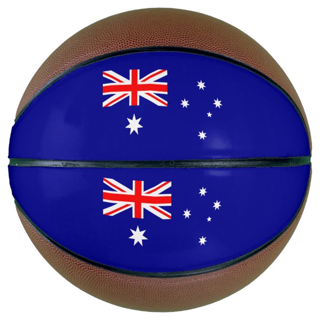 Ballon De Basket Drapeau australien patriotique (Devant)