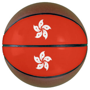 Ballon De Basket Drapeau de Hong Kong