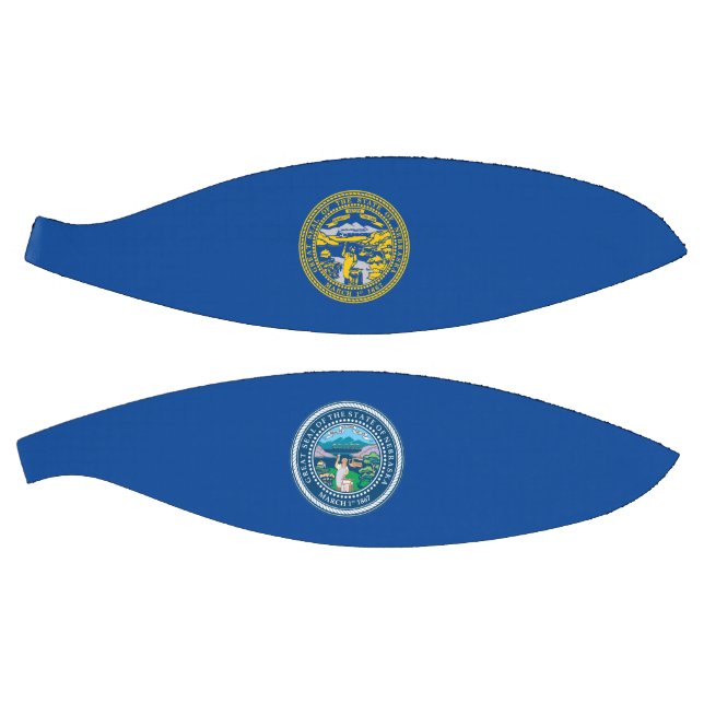 Ballon De Basket Drapeau du Nebraska (Panneaux)