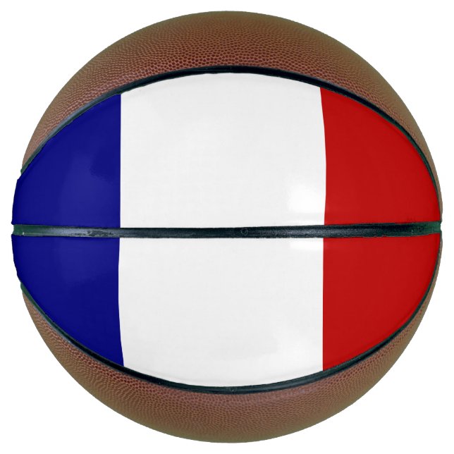 Ballon De Basket Drapeau français (Devant)