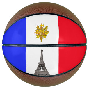 Ballon De Basket drapeau français