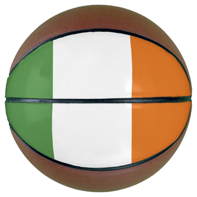 Ballon De Basket Drapeau irlandais (Devant)