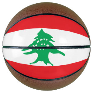 Ballon De Basket Drapeau libanais