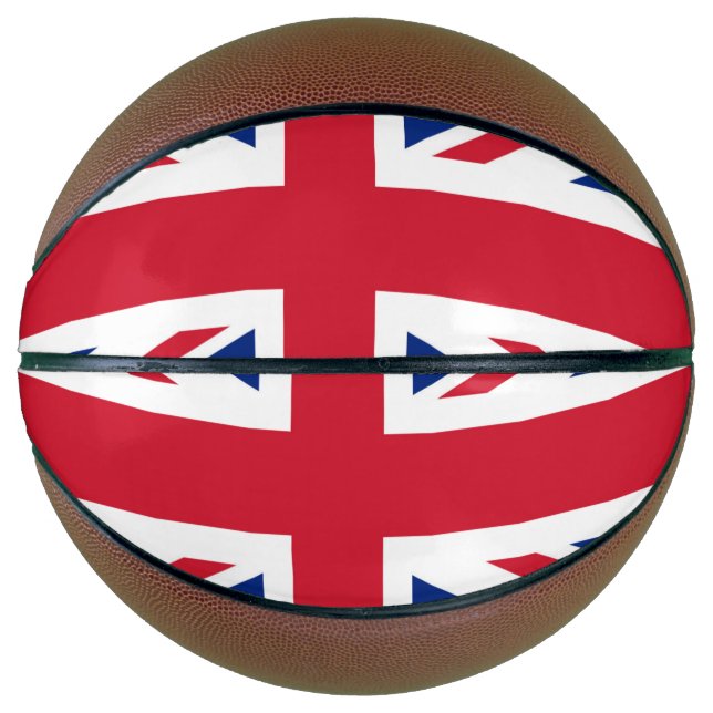 Ballon De Basket Drapeau Union Jack du Royaume-Uni (Devant)