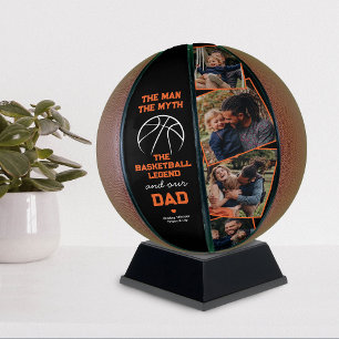 Ballon De Basket Drôle “La Légende” Photo de Basketball pour Papa