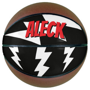 Ballon De Basket Éclair de foudre frappe personnalisé
