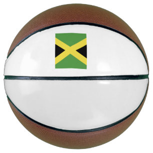 Ballon De Basket Emblème du drapeau jamaïcain