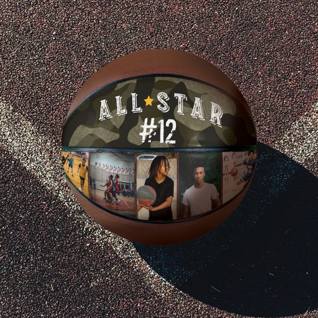 Ballon De Basket Équipe Camouflage de l'Armée de terre étoilée Numé (Créateur téléchargé)