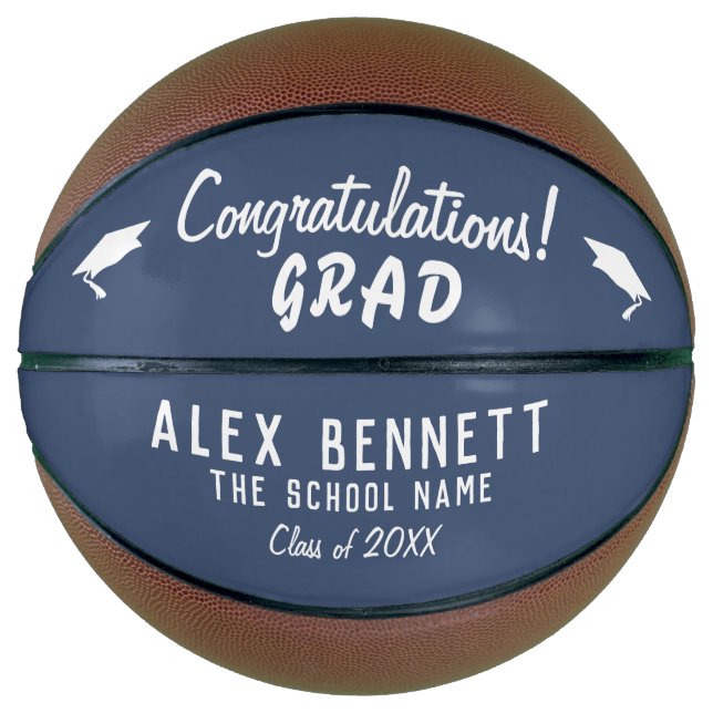 Ballon De Basket Félicitations Diplôme de Diplôme Cap (Devant)