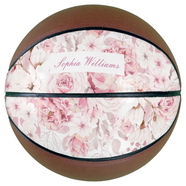 Ballon De Basket Filles Filles Cadeau Cadeau Présente Rose Bleu Jol (Devant)