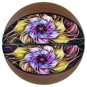 Ballon De Basket fleur fractale