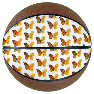 Ballon De Basket Flower Butterfly with Yellow California Poppy