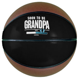 Ballon De Basket Futur Grand-Père Homme ENV. 2025 Nouveau Grand-Pèr