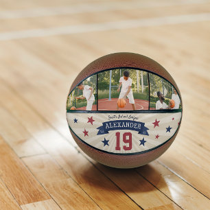 Ballon De Basket Garde photo et numéro de personnalisation du joueu