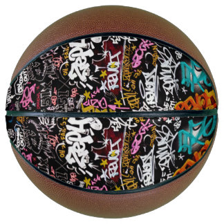 Ballon De Basket Graffiti de rue