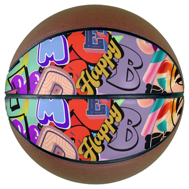 Ballon De Basket Hiphop basket ball (Devant)