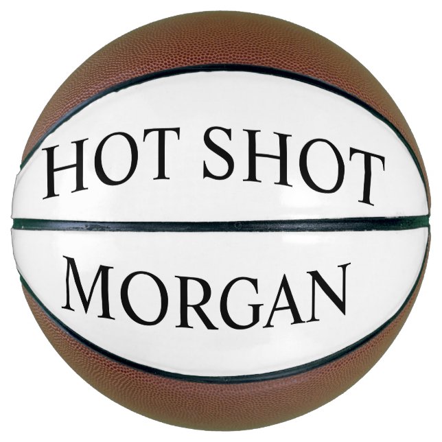 Ballon De Basket Hot Shot personnalisé (Devant)