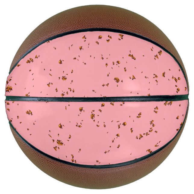 Ballon De Basket Incendies Incendies Superposer Votre Photo Blus Pi (Devant)