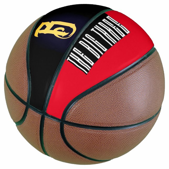 Ballon De Basket Le Big Three Basketball (Incliné)
