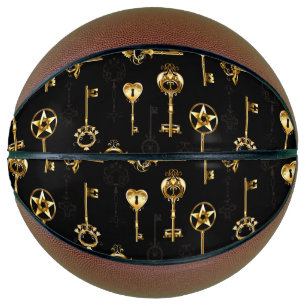 Ballon De Basket Les Patters de Seamless avec Golden Keys