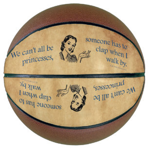 Ballon De Basket Les princesses de SlipperyJoe applaudissent affich