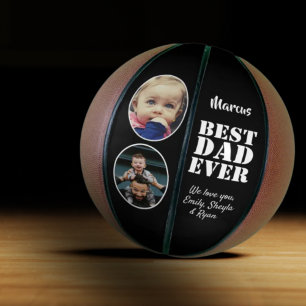 Ballon De Basket Meilleur papa Ever 2 photo Collage de photos Fête 