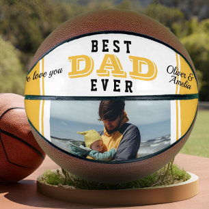 Ballon De Basket Meilleur Papa Ever Cadeau de Papa 2 Photo