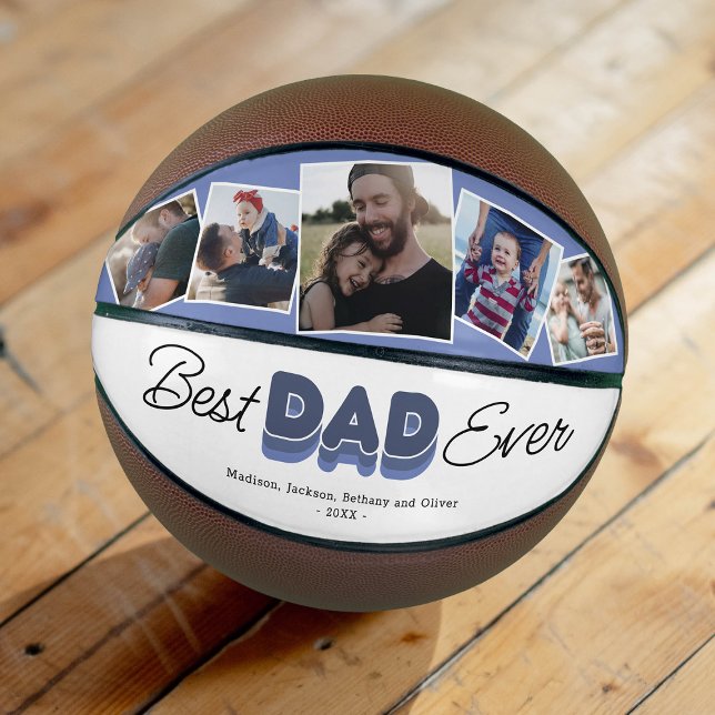Ballon De Basket Meilleur papa Jamais Fête des pères Keepsaké (Créateur téléchargé)