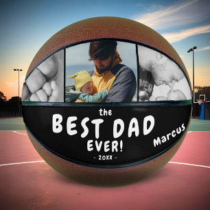 Ballon De Basket Meilleur Papa Moderne Cadeau de la Fête des Pères