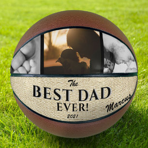 Ballon De Basket Meilleur Papa Rustique Cadeau de la Fête des Pères